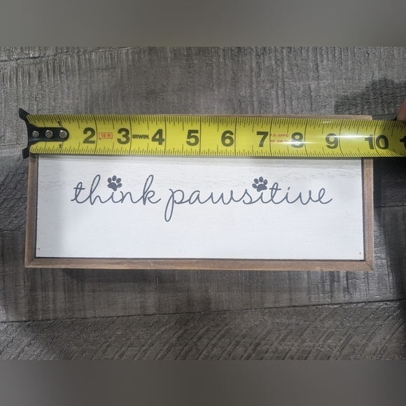 2 pet decor rustic wood block signs - Picture 4 of 5